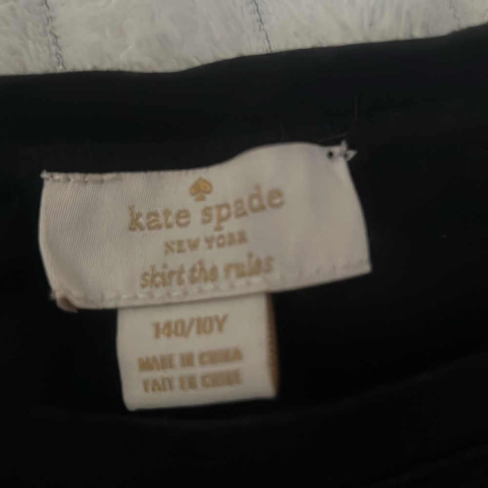Black Kate spade long sleeve A-line dress for girls - Picture 3 of 5